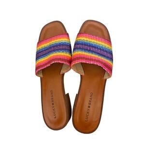 NWOT Rainbow Lucky Brand Sandals 10M